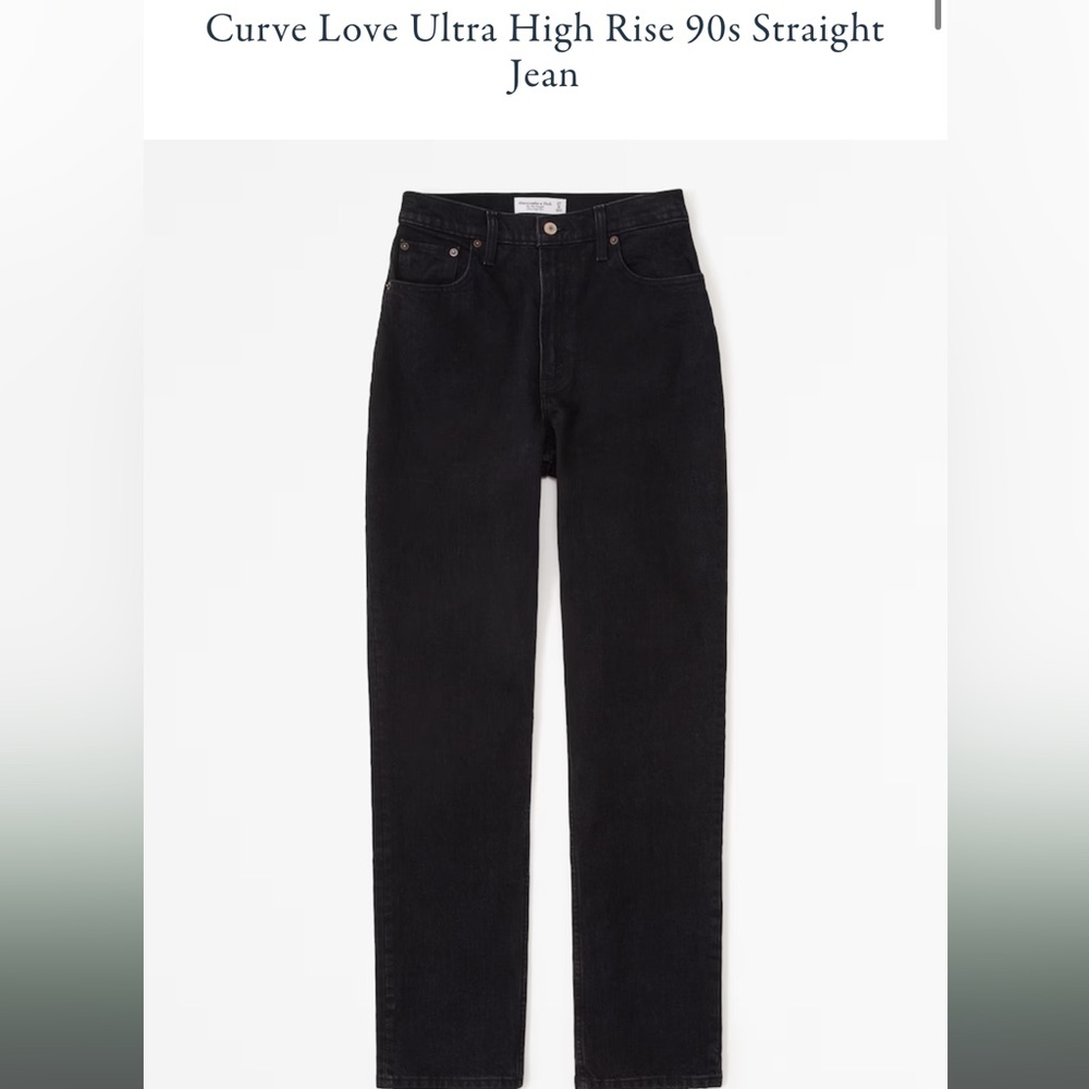 Abercrombie & Fitch 90’s Straight Ultra High Rise Curve Love